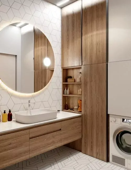 Ahşap Banyo Dolabı Modelleri