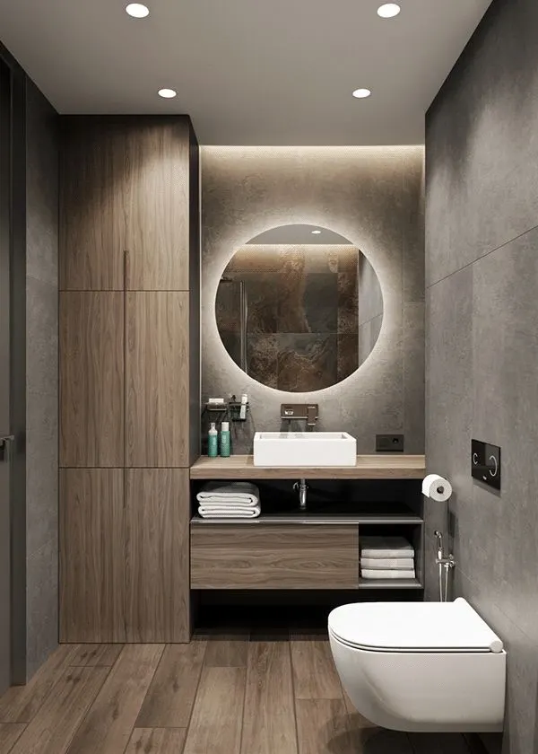 Ahşap Banyo Dolabı Modelleri